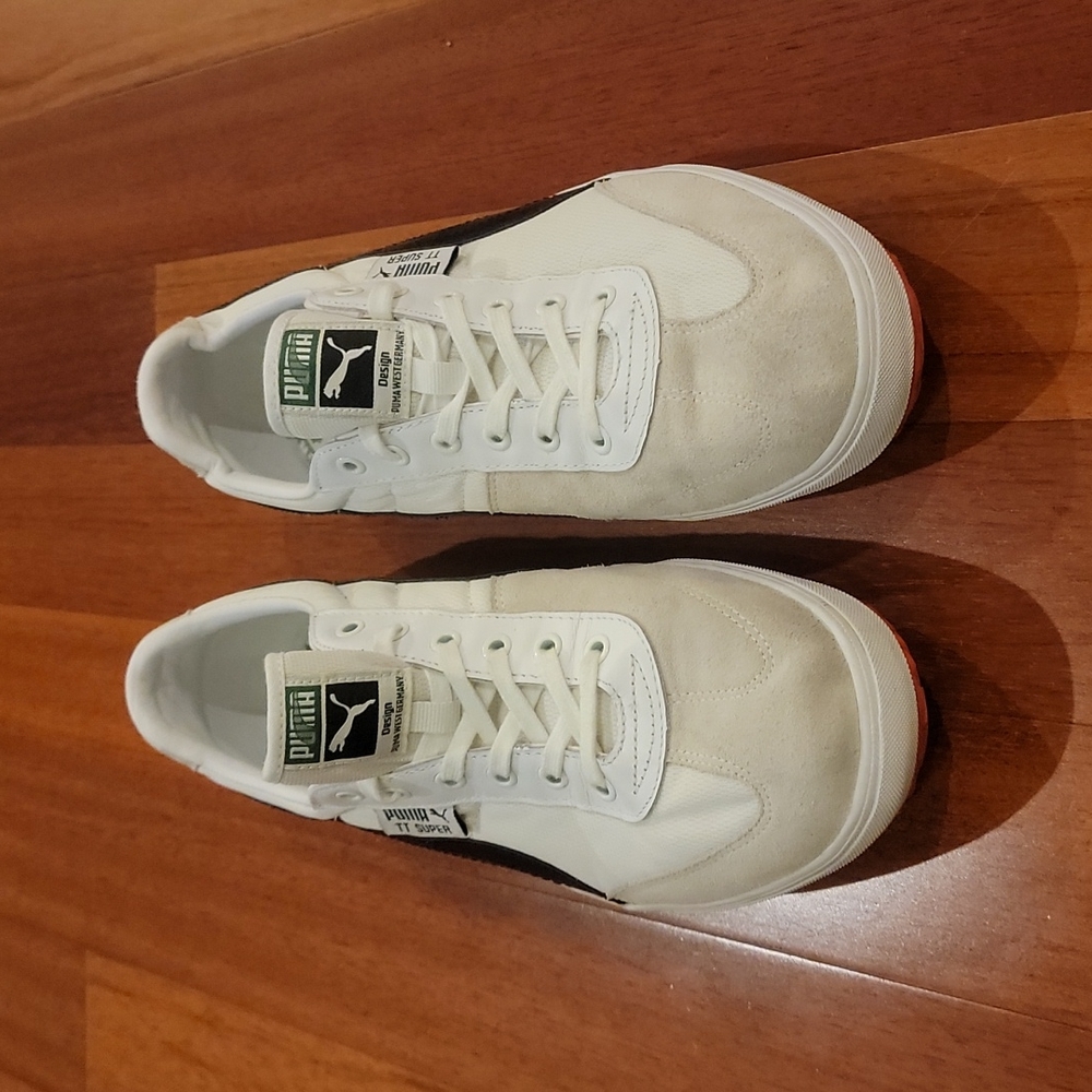 Puma TT Super, Black/White, 13D